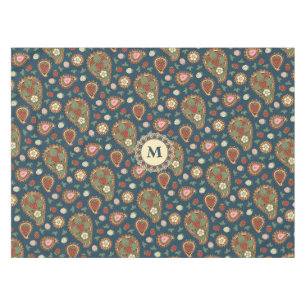 Strawberry Paisley Pattern Tablecloth