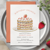 Strawberry Pancakes | Fun Cute Birthday Brunch
