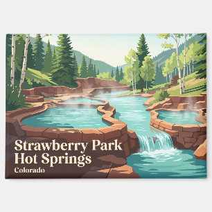 Strawberry Park Hot Springs USA Magnet