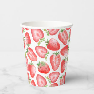 Strawberry Party Cups   Strawberry Birthday Cups