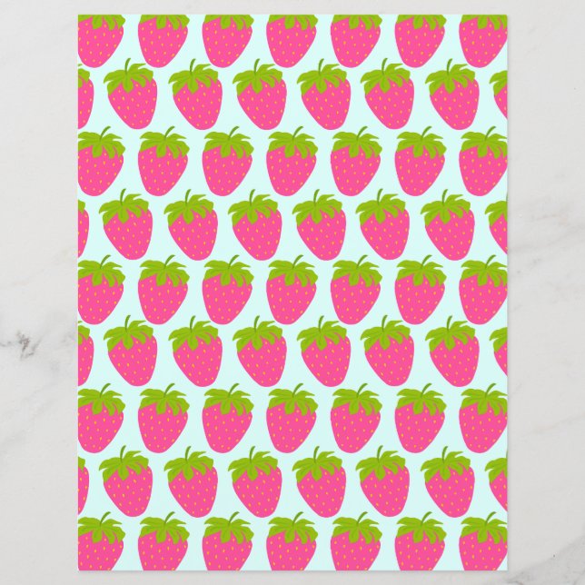 Strawberry Pastel Blue (Front)