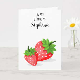 Strawberry Patch Card