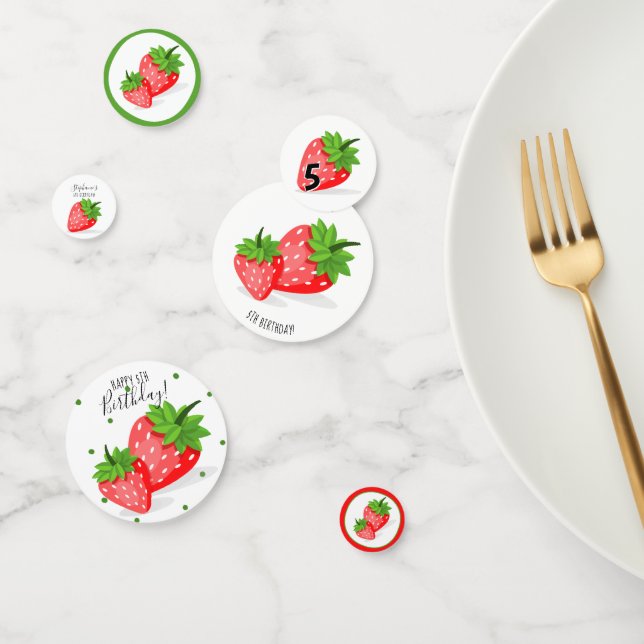 Strawberry Patch Confetti (Group)