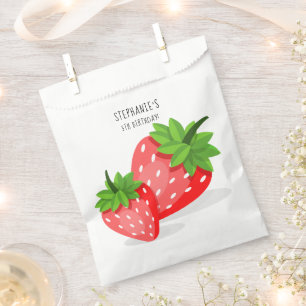 Strawberry Patch Favour Bags