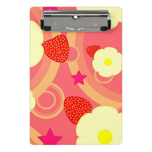 Strawberry Pattern 2 Mini Clipboard