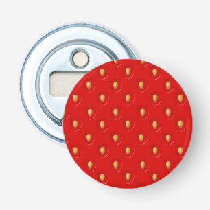Strawberry Pattern Bottle Opener