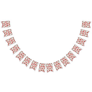 Strawberry pattern bunting 