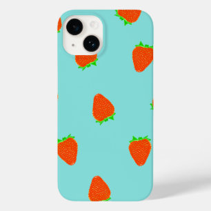 strawberry pattern Case-Mate iPhone 14 case