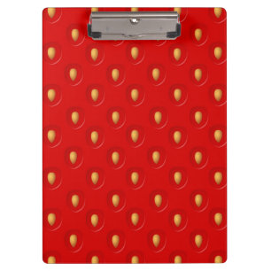 Strawberry Pattern Clipboard