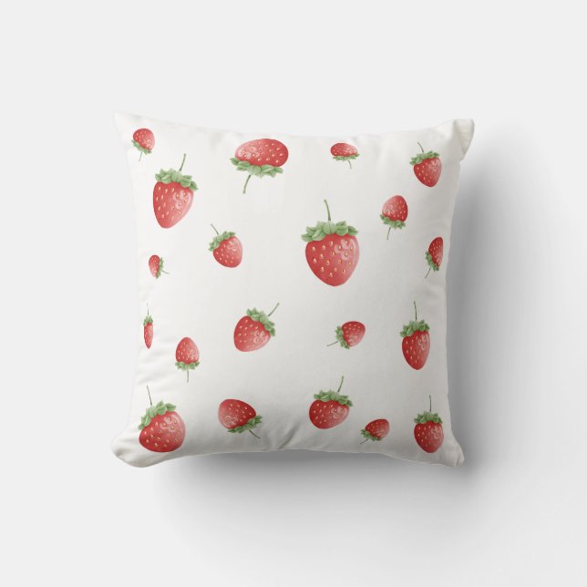 Strawberry Pattern Cushion (Front)