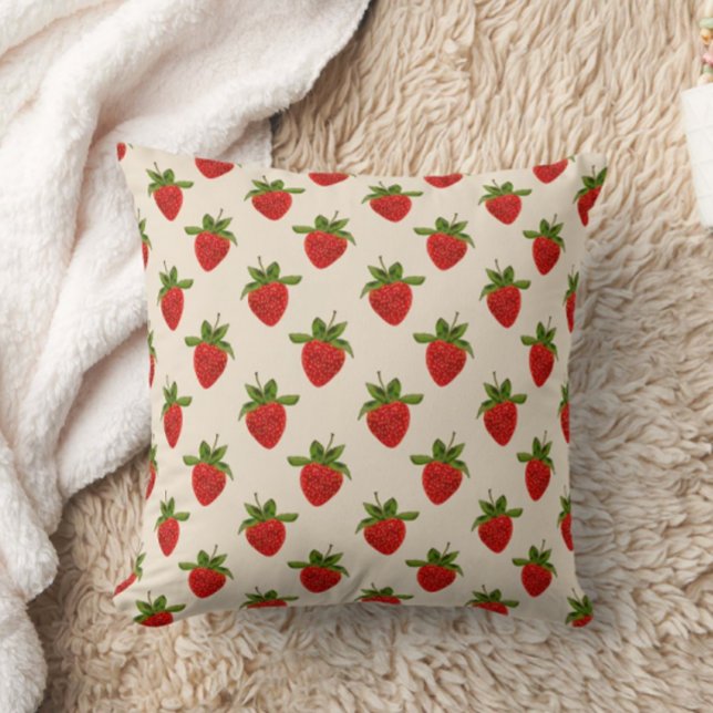 Strawberry Pattern Cushion (Creator Uploaded)