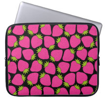 Strawberry Pattern Cute Girly Pink