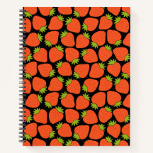 Strawberry Pattern, Dark Academia Fall Orange