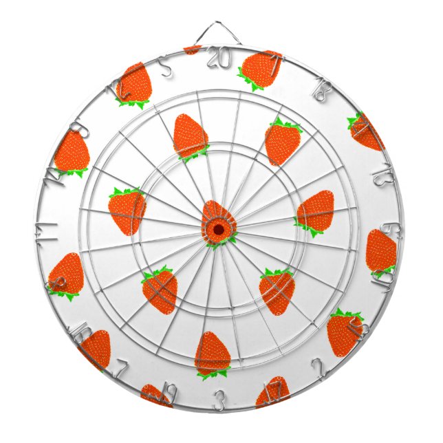 strawberry pattern dartboard (Front)