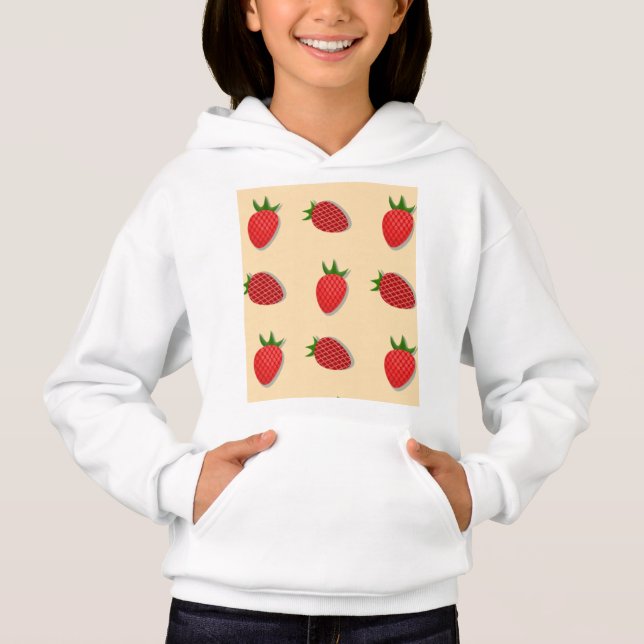 Strawberry pattern for fruit summertime good vibes (Front)