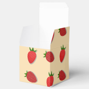 Strawberry pattern for fruit summertime good vibes favour box