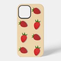 Strawberry pattern for fruit summertime good vibes