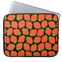 Strawberry Pattern Halloween October Fall Orange