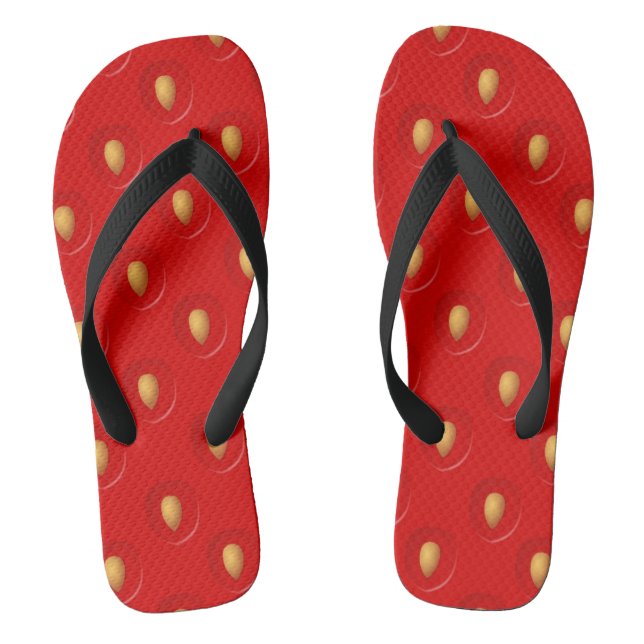 Strawberry Pattern Jandals (Footbed)