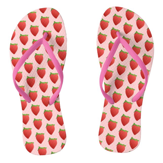 Strawberry Pattern  Jandals (Footbed)