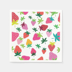 Strawberry pattern napkin