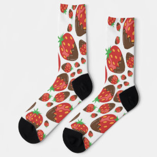 Strawberry pattern socks