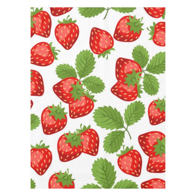 Strawberry pattern tablecloth (Front)