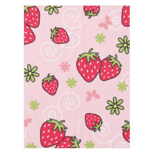 Strawberry pattern tablecloth