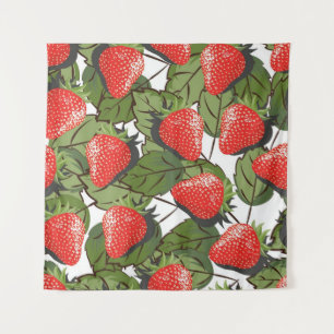 Strawberry pattern tapestry