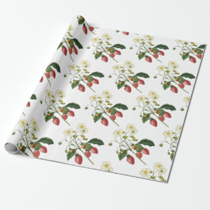Strawberry Pattern Wrapping Paper