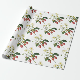 Strawberry Pattern Wrapping Paper