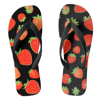 Strawberry patterns jandals