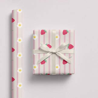 Strawberry PatternWrapping Paper