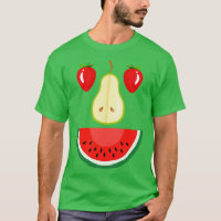 Strawberry Pear Water Melon Face Fruit