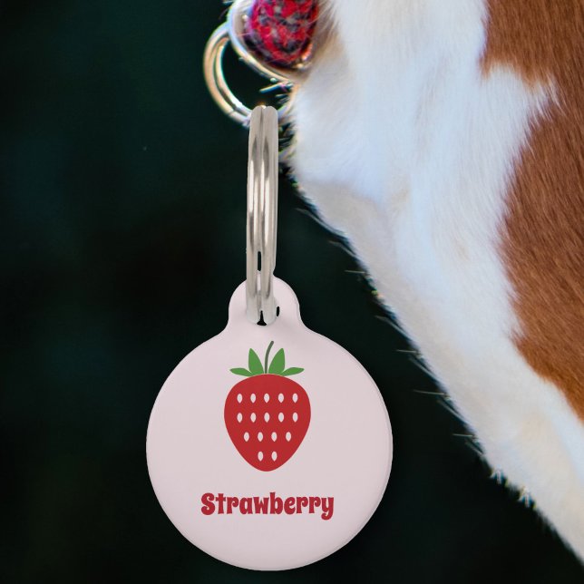 Strawberry Pet Tag (Strawberry Pet Tag)