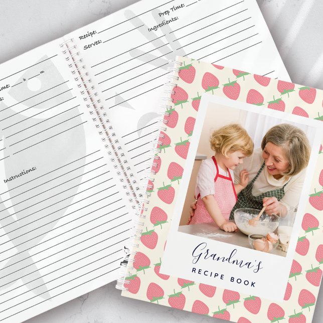 Strawberry Photo Grandma's Recipe Book (Creator Uploaded)