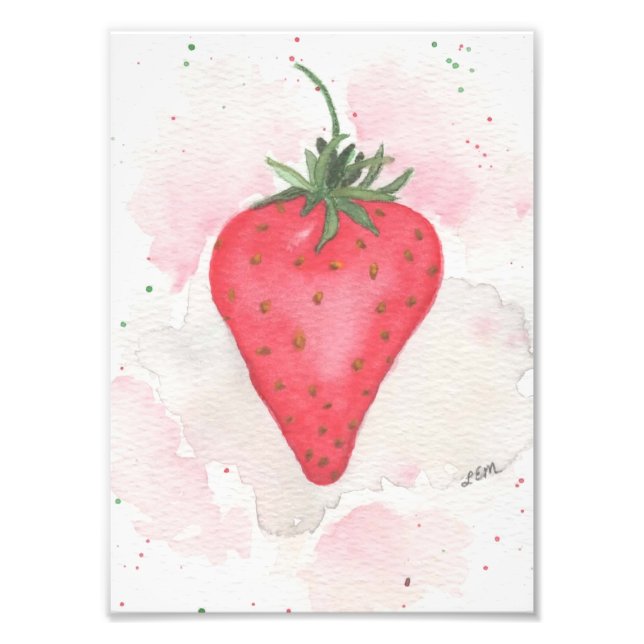 Strawberry Photo Print (Front)
