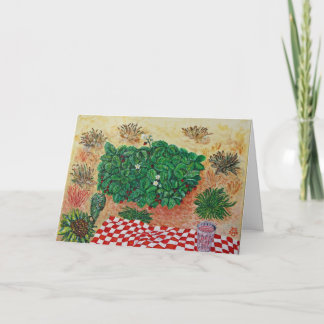 Strawberry Picnic with Little Doubt Card