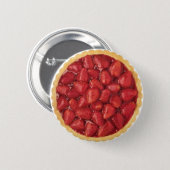 Strawberry Pie 6 Cm Round Badge (Front & Back)