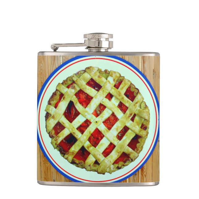 strawberry pie flask (Front)