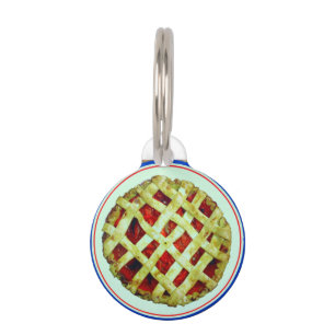 strawberry pie pet tag