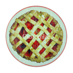 Strawberry pie plate Thunder_Cove Cutting Board