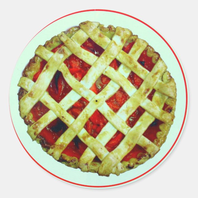 strawberry pie sticker (Front)