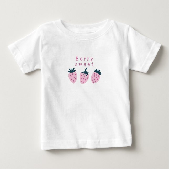 Strawberry pink  baby T-Shirt (Front)