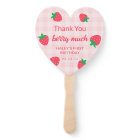 Strawberry Pink Berry First Baby Birthday Photo