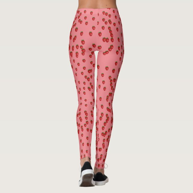 strawberry pink leggings (Back)