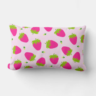 Strawberry Pink Lumbar Cushion