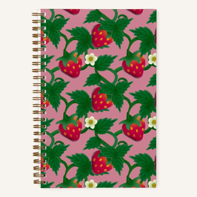 Strawberry Pink Notebook (Front)