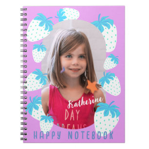 Strawberry Pink Photo Notebook