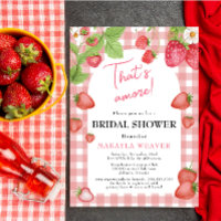strawberry pink That's  Amore Bridal Shower